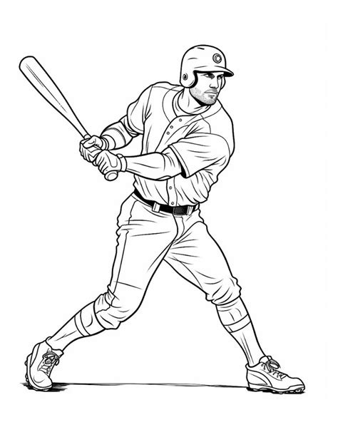 Baseball Drawing Pages 的图像结果