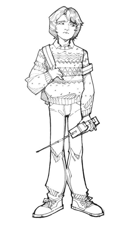 Mike from Stranger Things coloring page - Download, Print or Color ...