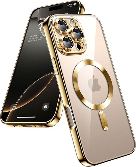 VONZEE Electroplating Transparent Clear Logo Back Cover TPU Compatible ...