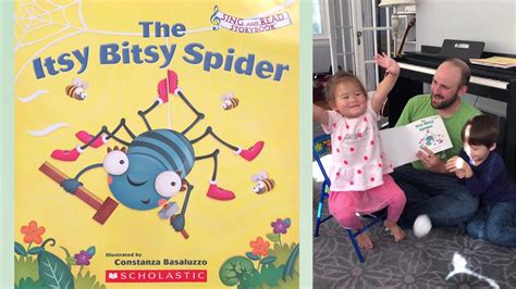 The Itsy Bitsy Spider - Kids book read aloud 爸爸讲故事 - YouTube