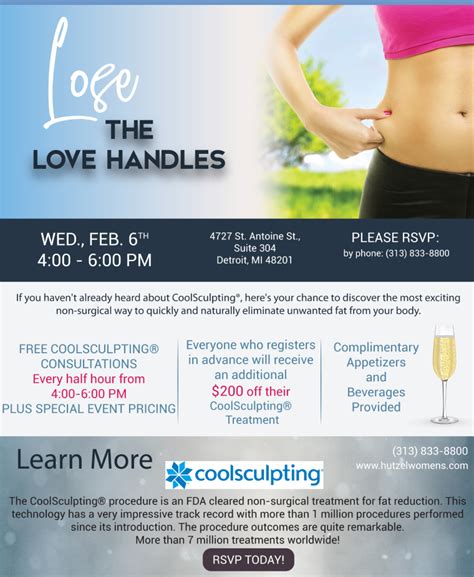 Detroit CoolSculpting Event - Weds., Feb. 6 - Hutzel Women’s Health Specialists