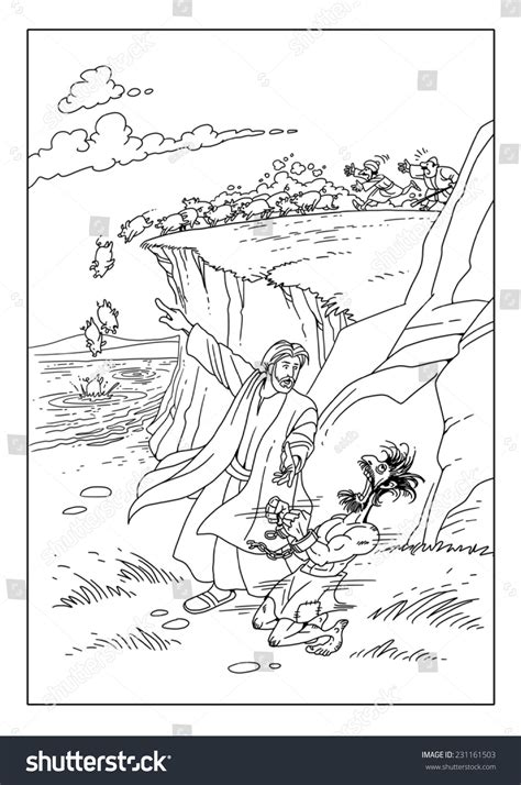 Jesus Casts Out Demons Coloring Pages [2025]