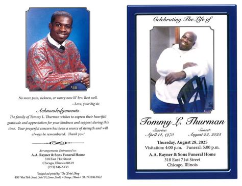 Tommy L Thurman Obituary | AA Rayner and Sons Funeral Homes