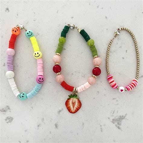 Clay Bead Bracelet Ideas - A Beautiful Mess