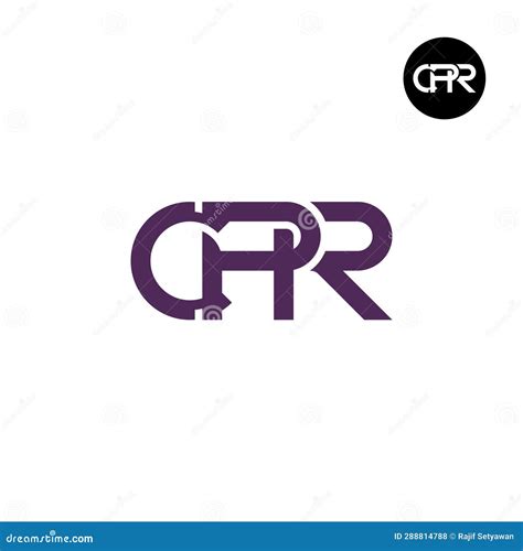 Letter CPR Monogram Logo Design Stock Vector - Illustration of brands ...