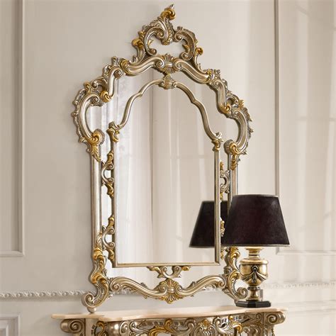 Classic Baroque Style Mirror - Juliettes Interiors