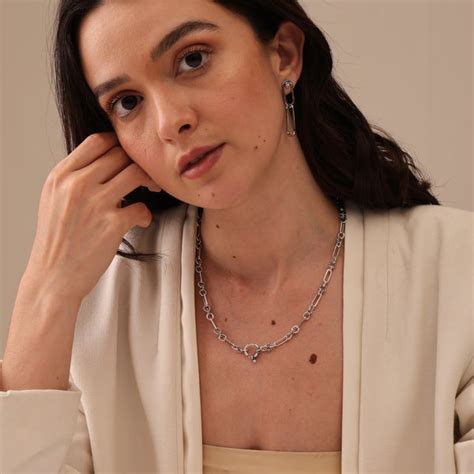 LeCalla - Buy 925 Sterling Silver Antique PaperClip Link Chain for ...