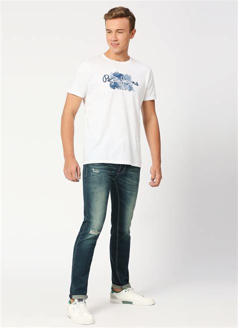 Tapered Vapour Tapered Fit Low Waist Jeans | Pepe Jeans India