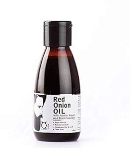 Buy Qraa Men Red Onion Hair Oil-With Jojoba,Argan & Black seed oil, 100 ...