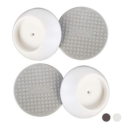 Baby Gate Guru Small Wall Protector 4 Pack - White - Cup Pads to Guard ...