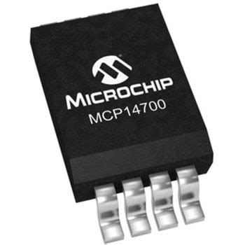 MCP14700-E/SN Microchip MOSFETゲートドライバ 2 A SOIC 2 8-Pin ハイ/ローサイド 非反転 表面 ...