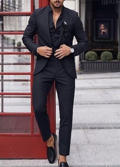 All-Black Suit Men 的图像结果