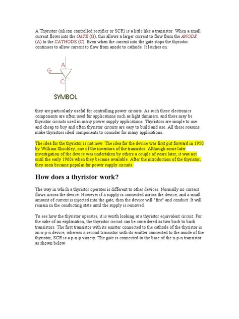 Thyristor Tutorial and Applications 的图像结果