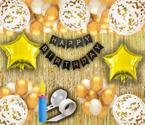 MIKAZUKI Happy Birthday Decoration kit Combo Birthday Décor Price in ...