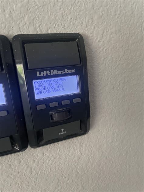 Image result for Liftmaster Error Solutions