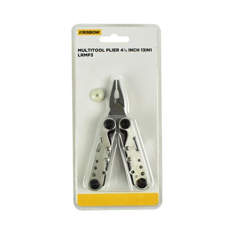 Jual Tang Serbaguna Multitool Plier Krisbow 13 In 1 Lrmp3 - Silver ...