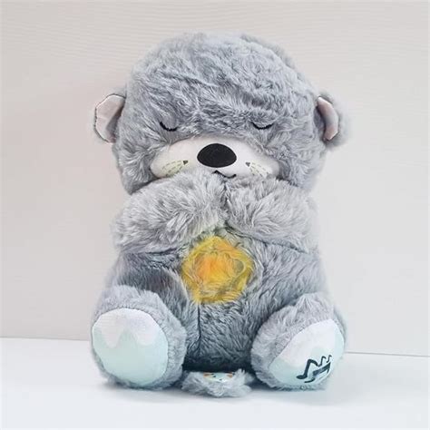 Buy SIMESTICH Breathing Stuffed Otter Plush Toy – Cute Huggable ...