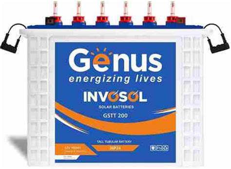 Genus 60 Months Warranty Tubular Inverter Battery Price in India - Buy ...