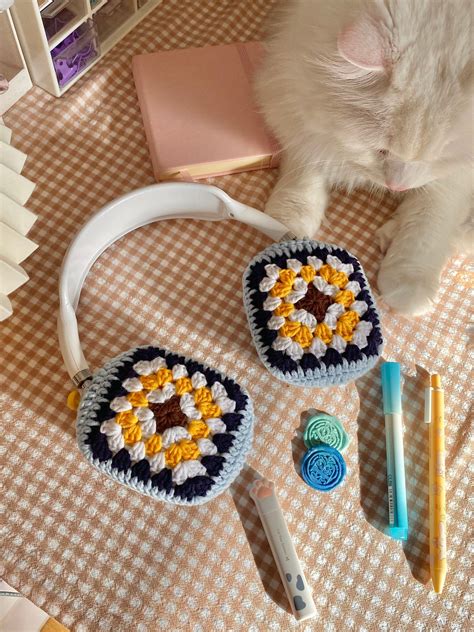 Knitted Airpods Max Headphone Covers, Crochet Airpods Max Case, AirPod ...