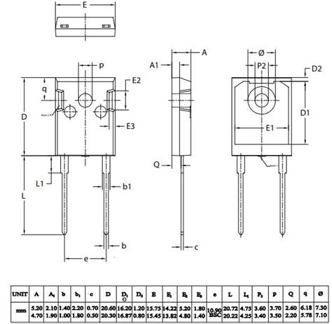 BYQ60W-600PT2 Ultrafast Power Diode - WeEn Semiconductors | Mouser