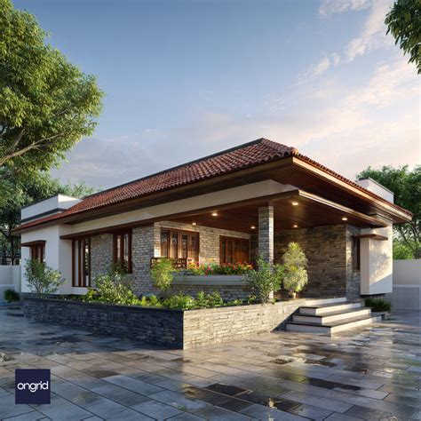 Traditional Konkan House Plan: Indian Cottage Design – Ongrid Design