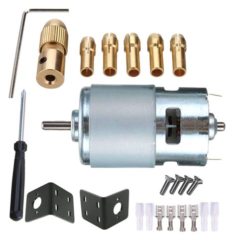 QBM 555 DC Motor 12000rpm High Speed Screw Hardwere, Mounting Clamp ...