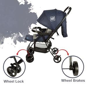 Buy Mee Mee Easy to Push Baby Stroller Pram with Quick One Hand Folding ...