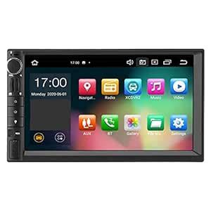 Car Radio, 45W Car GPS 8 Panel Light Colors Octa‑Core Split Screen for ...