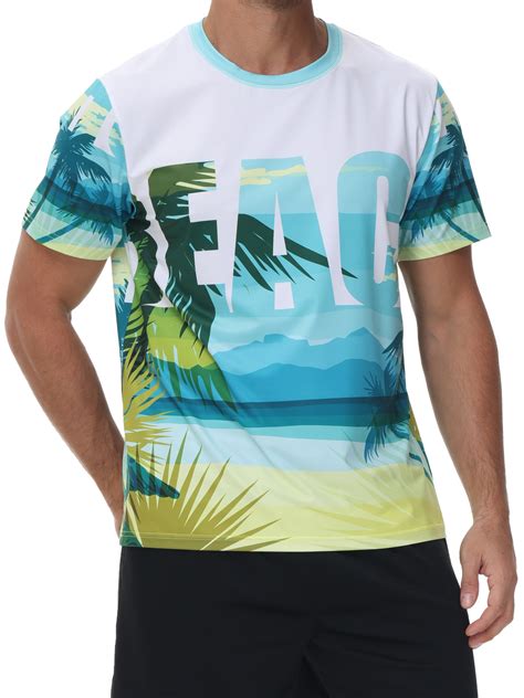 Weilanxin Men's Swim Shirts Rash Guard UPF 50+ T Shirts Quick Dry Loose ...