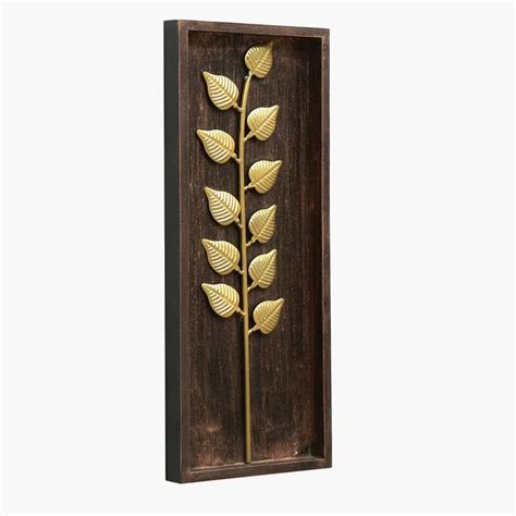 Buy VEDAS Mystical India Metal Leaf Wall Accent from Vedas at just INR ...