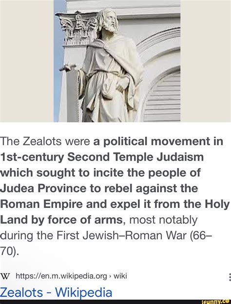 I TY The Zealots were a political movement in 1st-century Second Temple ...