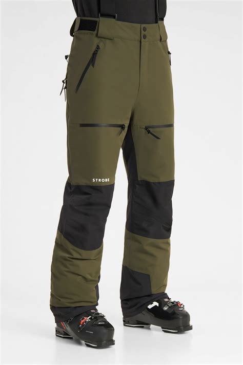 Lynx Ski Pants Olive Green - Men's - Strobe