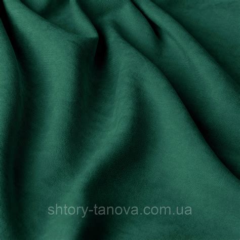 Декоративная ткань для штор велюр зеленого цвета Турция купить в ...