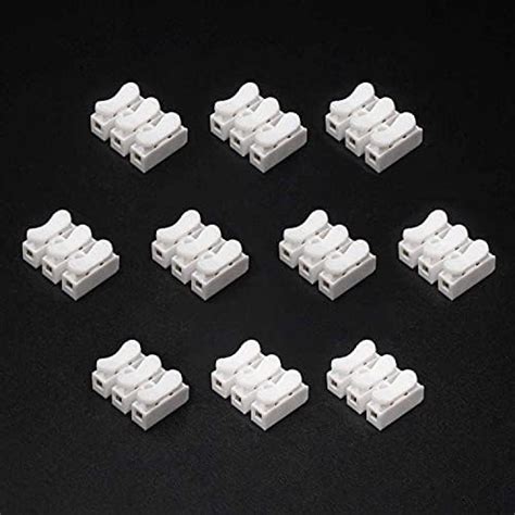 Electronic Spices Pack of 10 CH3 Quick Cable Clamp Terminal Block ...