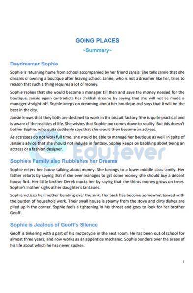 Image result for Going Places Class 12 English