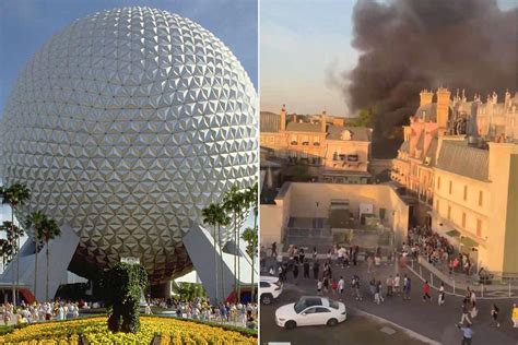 Image result for Epcot Fire
