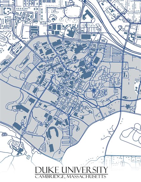 Duke University Printable Campus Map
