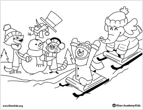 Winter Coloring Sheets Free Printable - prntbl.concejomunicipaldechinu ...