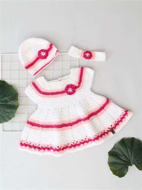 Winter crochet frocks | Woollen crochet frocks for baby girls online