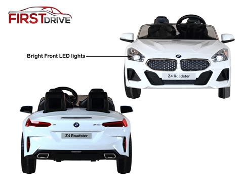 Buy BMW Z4 White 2 Seater - 12v Kids Cars - Dual Motor Electric Power ...