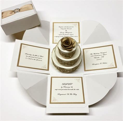 Image result for Exploding Invitation Box