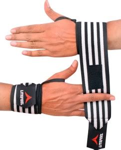 LITE FEEL Wrist Support Band For Workout Gym Gloves Gym & Fitness ...