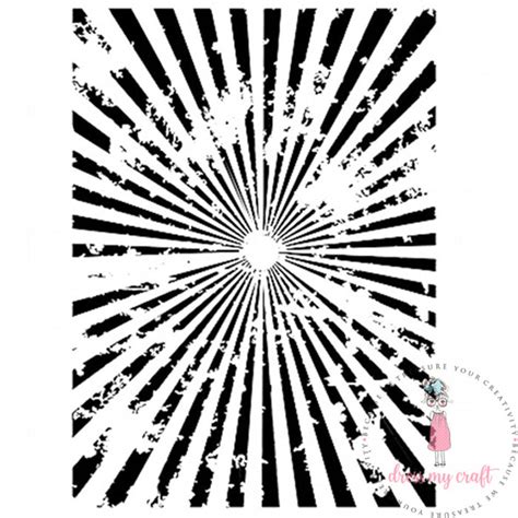 Sun Rays - Stencil – CRAFTERS CORNER