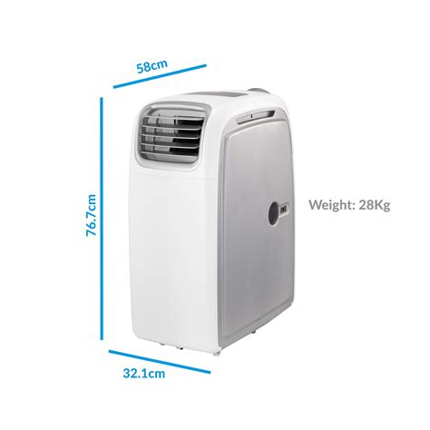 Buy GRADE A2 - AirFlex 14000 BTU 4kW Portable Air Conditioner with Heat ...