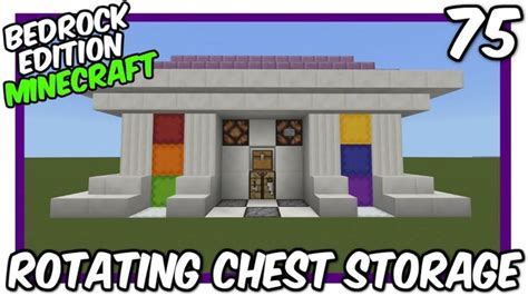 Image result for Minecraft Roating Storage Tutorial