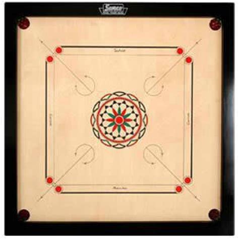 Buy Surco Classic Carrom Board With Coins And Striker, 8Mm Full Size ...
