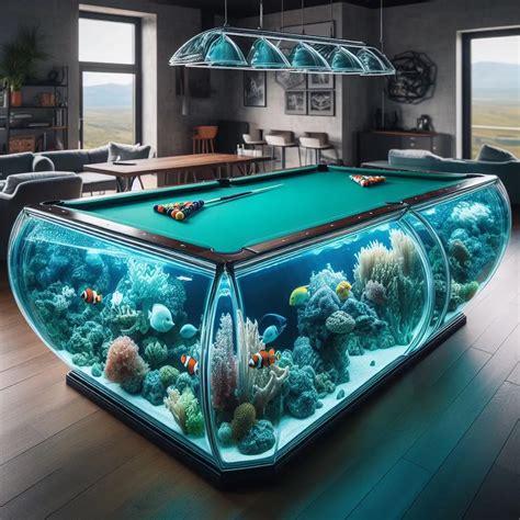 Image result for Fish Tank Pool Table