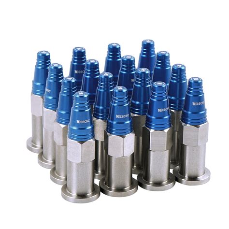 NICECNC 16Pcs Wheel Lug Nuts Compatible with Yamaha Raptor 700 700R ...