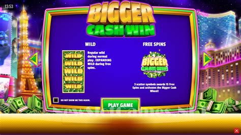 bigger slots instant cash