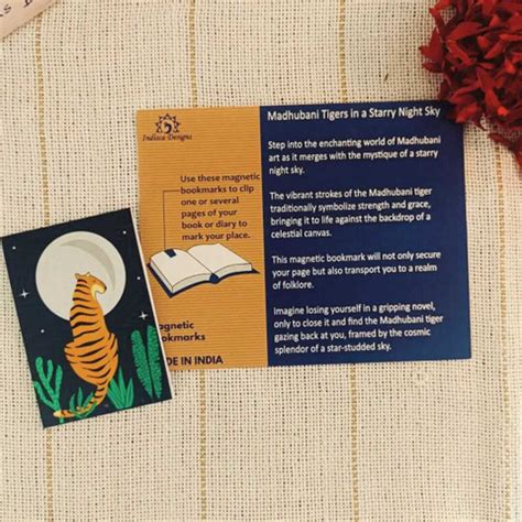 Indisca Designs Set of 2 Magnetic Bookmarks Magnetic Bookmark Price in ...
